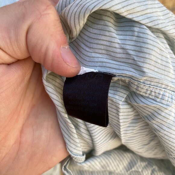 Vintage John Varvatos Cotton Button Up Dress Shirt Multipocket XL - Picture 3 of 6